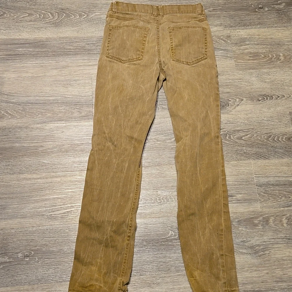 Gymboree Boys Tan Skinny Jeans Sz 12